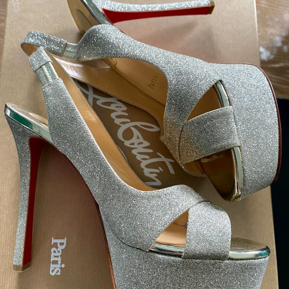 New Louboutin Glitter Pumps